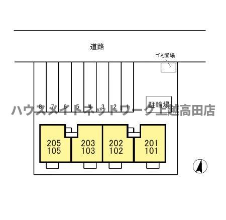 フレーズ･ヴェルジェの区画図|配置図
