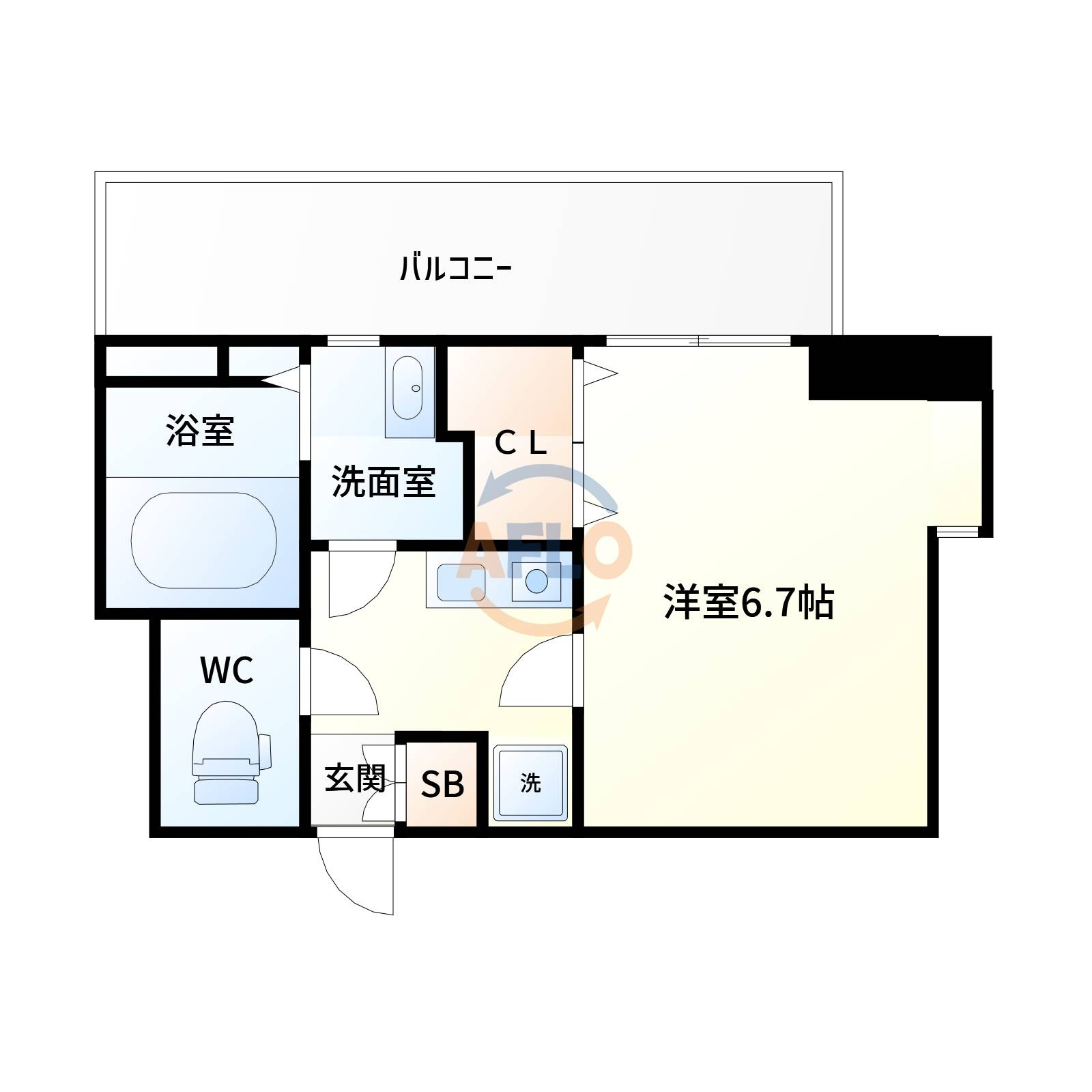 Uresidence新大阪の間取り|Uresidence新大阪　間取り