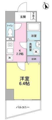 エクロール蒲田の間取り