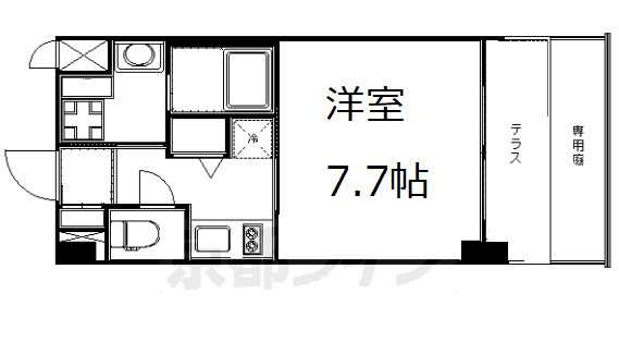 ベラジオ京都駅東の間取り