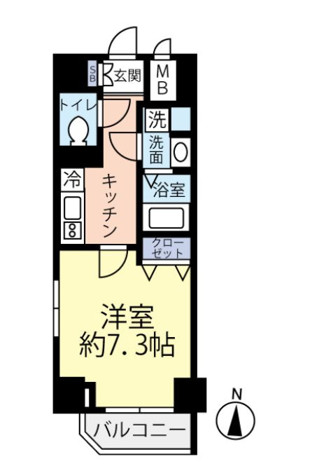 グランヴァン深川木場の間取り