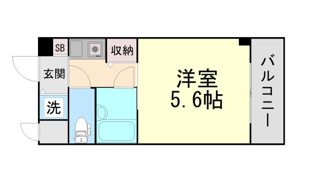 パインテ-ル御影の間取り