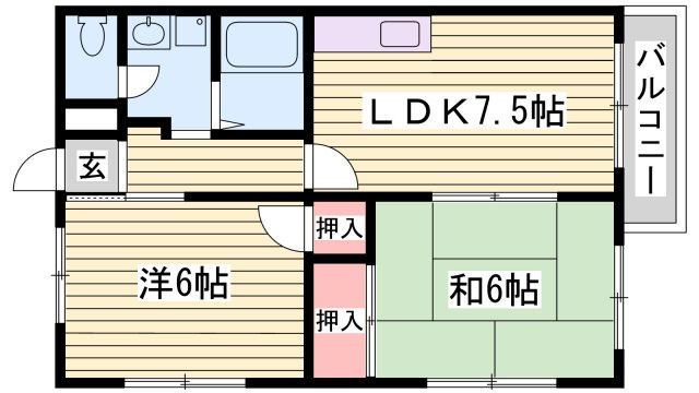 Ｂｅａｃｈ　Ｗａｌｋ　Ａｎｎｅｘの間取り