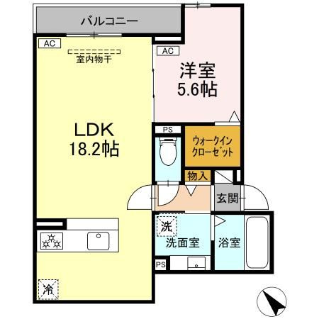maison SOLARE　　刈谷市近郊の賃貸ならクラスホーム刈谷店の間取り
