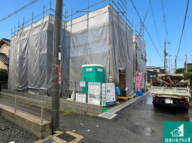 ■枚方市牧野本町　第1期　新築一戸建ての外観|現在建築中！落ち着いた街並みで新生活を始めることが出来そう！周辺の物件も併せてご紹介させて頂きます！