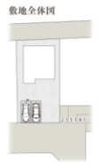 ワイウッドコート前橋市箱田町第9期　1号棟の間取り|駐車場2台ご用意しています！
並列駐車なので、車の出し入れもしやすいですよ！