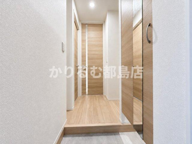 プリムール都島の玄関