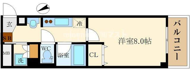 Will　Ｄｏ千代崎の間取り