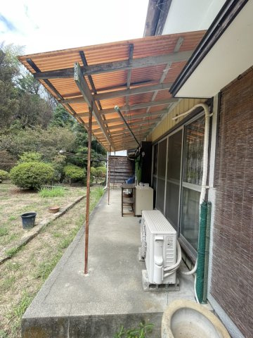 平山新町戸建てのバルコニー