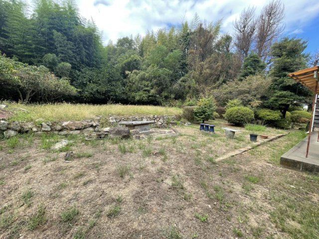 平山新町戸建ての庭