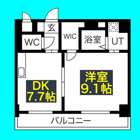 Casone asso(カゾーネアッソ)の間取り