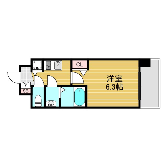 アドバンス新大阪ウエストゲートの間取り