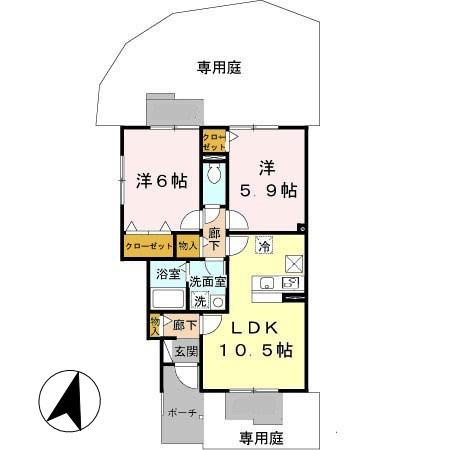 ヴェールフォンテーヌの間取り