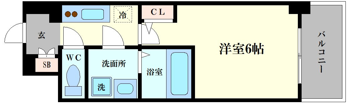 エスリード新福島の間取り