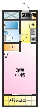 パークウェル武蔵小杉の間取り|家具家電付き♪