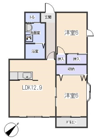 ハイステージルナＣの間取り