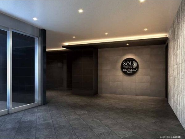 ソルテラス神戸ハーバーランドARCOのエントランス|建築中のためイメージ写真です