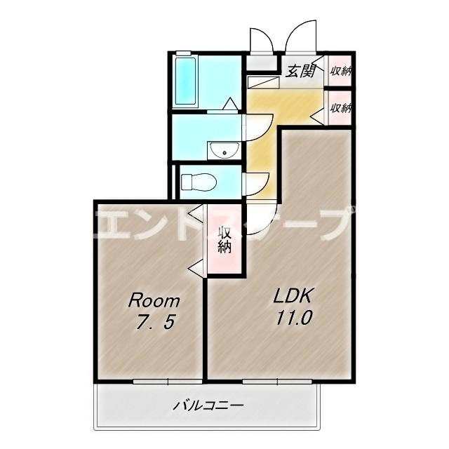 プリマベーラの間取り|高崎、前橋のお部屋探しはエンドスケープまで！お客様の理想お聞かせ下さい♪