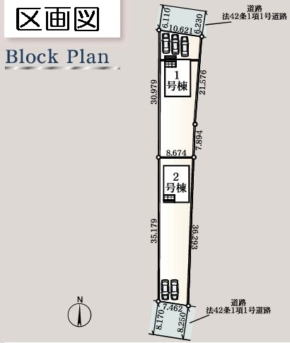 深谷市本住町第１　の区画図|現地区画図