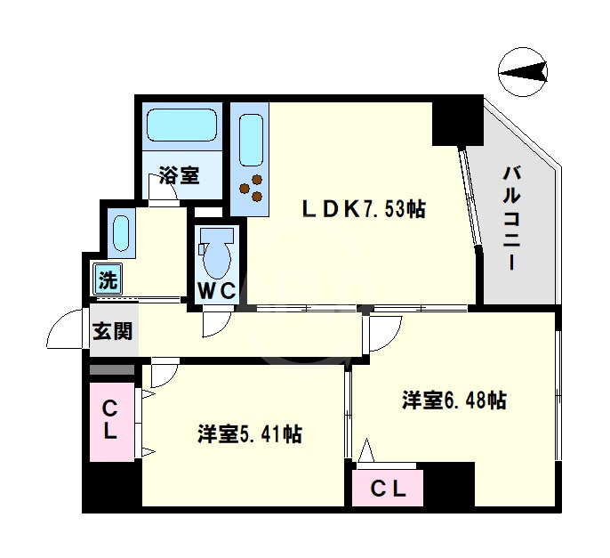 レジデンスJUKO天王寺　天王寺小学校区の間取り|レジデンスJUKO天王寺　間取り