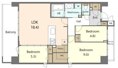 S-RESIDENCE百道aureateの間取り