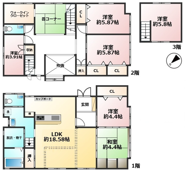 【間取り】 | 志免町片峰3丁目戸建