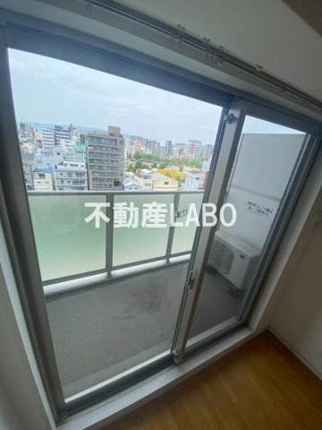 QCフラット北堀江のバルコニー
