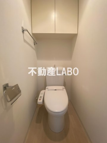 QCフラット北堀江のトイレ