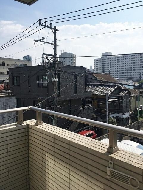 南麻布ウエストのバルコニー