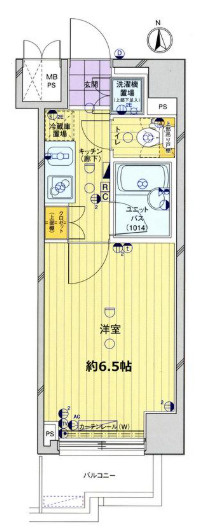 中野区丸山１丁目の賃貸マンションの間取り
