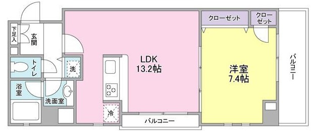 魔法の森の間取り|間取りです。