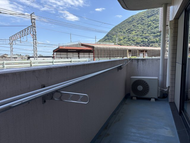 河津町　アベイル河津のバルコニー