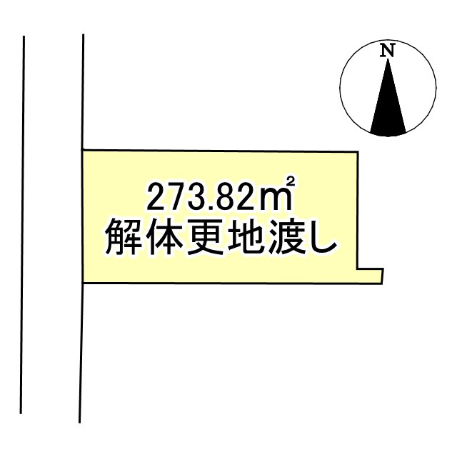 西条市樋之口1-7　売土地の土地図