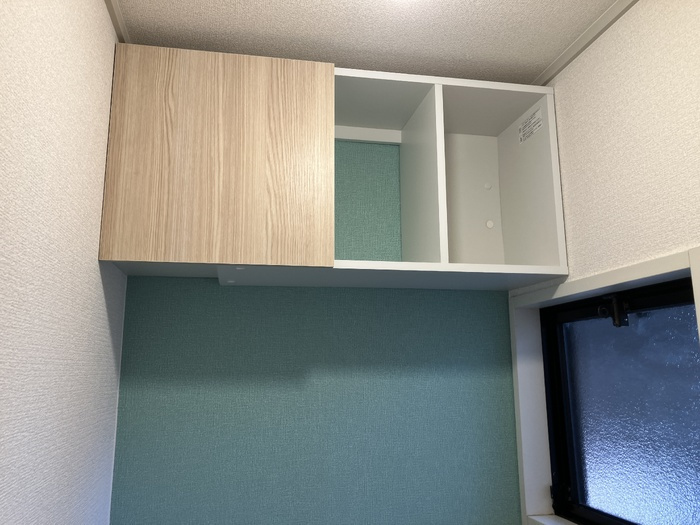 セジュール学園前の収納|トイレ上部棚