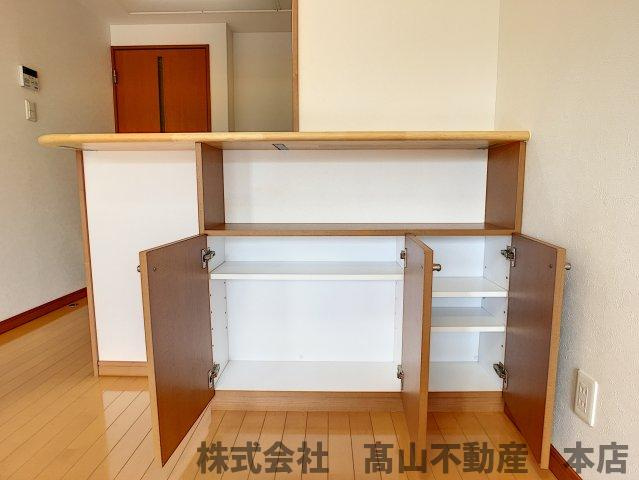 宗像市名残の賃貸マンションの収納