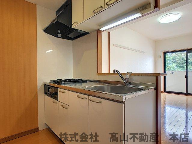 宗像市名残の賃貸マンションのキッチン