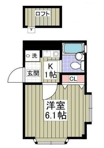 ローズアパートメント泉１０番館の間取り|間取りです。