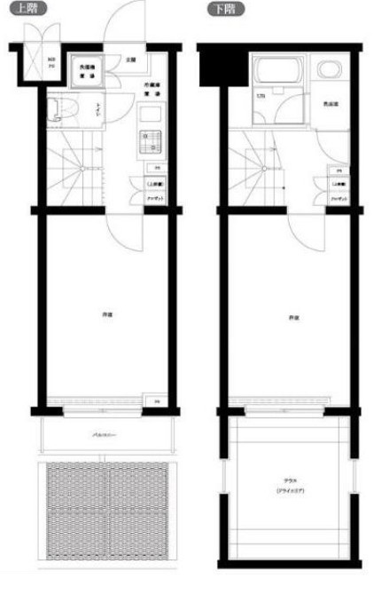 ルーブル早稲田六番館の間取り|間取りです。