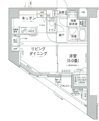 アイルグランデ押上イーストの間取り|間取りです。