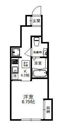 クレール代々木公園の間取り|間取りです。