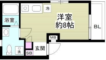 レティーナ銀座ＥＡＳＴの間取り|間取りです。
