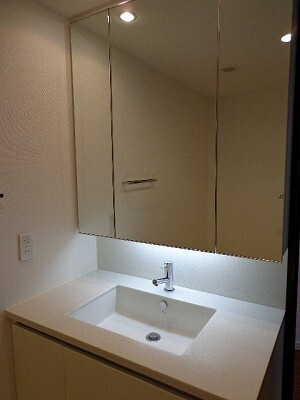 豊島区東池袋４丁目の賃貸マンションの洗面所