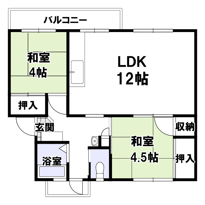 翠が丘団地の間取り