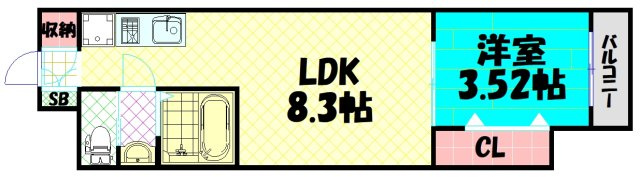 【間取り】 | MONOTONE弁天町