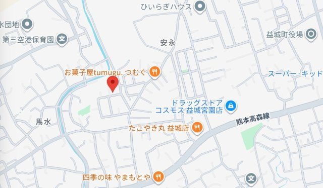 アイパッソの家／上益城郡益城町安永7期の地図