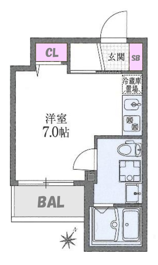 サンクラッソ神戸山手の間取り