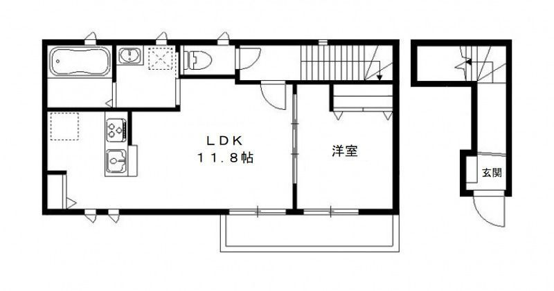 ボヌール・メゾンの間取り|間取りです。