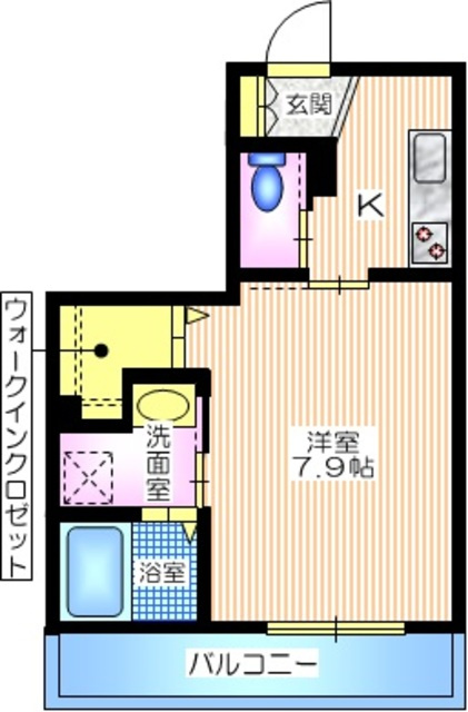 メゾン　ｇｌｏｉｒｅの間取り