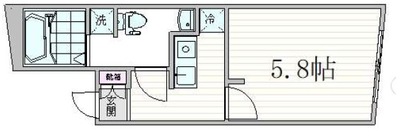 FUUWA徳丸（フーワ徳丸）の間取り