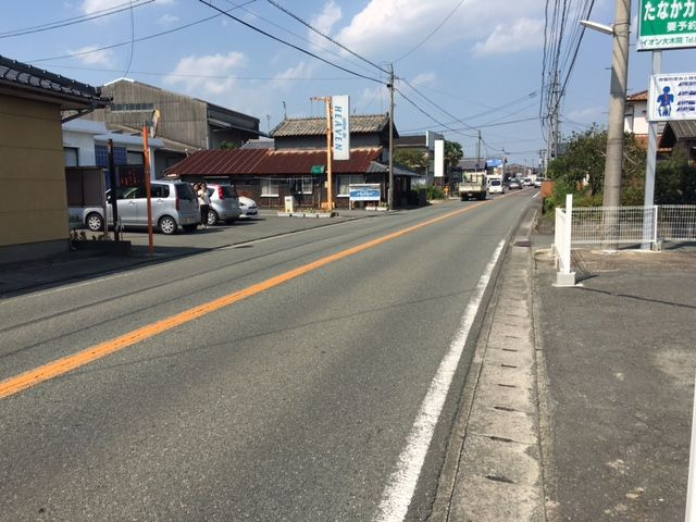 三潴郡大木町大字福土の売地の前面道路含む現地写真